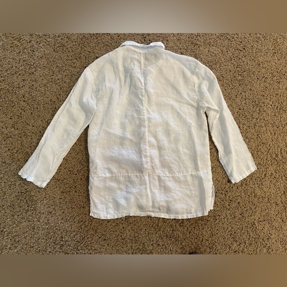 Women’s flax linen button down - Picture 2 of 5